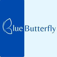 Blue Butterfly logo - Similar company to Caplugs Canada