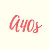 The A40s - Association of Women over 40 logo - Similar company to 3Dart.Studio