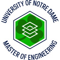 Notre Dame Master of Engineering (MEng) logo - Similar company to Frost Engineering & Consulting