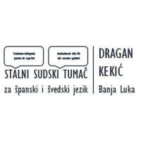 The Permanent Court Interpreter for Spanish and Swedish - Dragan Kekić, Banja Luka logo - Similar company to Dawn Pérez Maldonado - Court Certified Spanish Interpreter