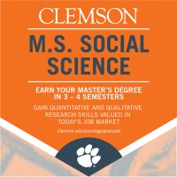 Clemson University MS in Social Science logo - Similar company to E3:20 Financial Partners