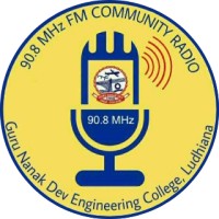 90.8 MHz FM Community Radio GNDEC logo - Similar company to Gndec