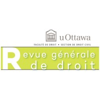Revue générale de droit logo - Similar company to Comité Diversité Et Inclusion - Faculté De Droit De Uottawa