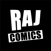 Raj Comics: Home of Indian Superheroes! logo - Similar company to Studio Mojo