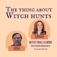 The Thing About Witch Hunts Podcast logo - Similar company to End Witch Hunts, Nonprofit