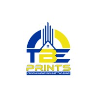 TBE Prints logo - Similar company to Printing.Com@Custardcreative
