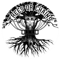 Trees or Chains disc golf logo - Similar company to Backwoods Composites