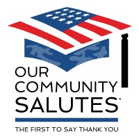 Our Community Salutes, USA logo - Similar company to Deca Cards