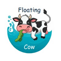 Floating Cow logo - Similar company to Spring