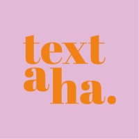 text aha. logo - Similar company to Lagom Design