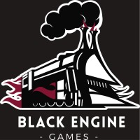 Black Engine Games logo - Similar company to Games2U