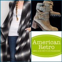 American Retro logo - Similar company to Itzaparty