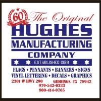 Hughes Mfg. Co. logo - Similar company to Dinosaur Plastics