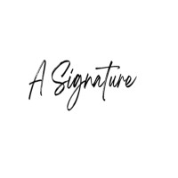 A Signature logo - Similar company to Arc Solutions Ab