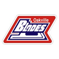 Oakville Blades Hockey logo - Similar company to Milton Menace Jr. A Hockey Club