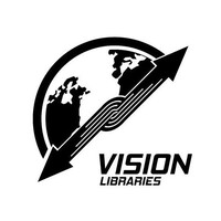 Vision Libraries®  Books with Vision® logo - Similar company to Rato - Associação Para A Divulgação Cultural E Científica