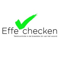 Effe checken, jouw tekst✔ersterker logo - Similar company to Schrijf Eens Anders