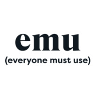 emu (everyone must use) logo - Similar company to Impara Tequila
