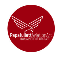PapaJuliett Aviation Art logo - Similar company to Московский Аэропорт Домодедово
