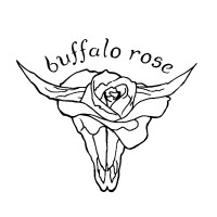 Buffalo Rose logo - Similar company to Hellbender Vinyl