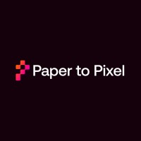 Paper to Pixel logo - Similar company to Huddle Studio