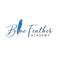 Bʟᴜᴇ Fᴇᴀᴛʜᴇʀ Aᴄᴀᴅᴇᴍʏ logo - Similar company to Google Developer Groups On Campus - Mit (Formerly Gdsc)