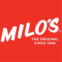 Milo's Hamburgers logo - Similar company to Red Diamond Coffee & Tea