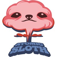 Atomic Sloth logo - Similar company to Masked Moonlight Interactive