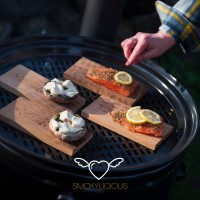 SMOKYLICIOUS 🔥 logo - Similar company to Vuur Lab.® 🔥Buiten Koken, Buitenleven, Wellness & Fikkie Stoken