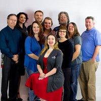 Hard Edge Design: Screenprint and Embroidery logo - Similar company to Red & West