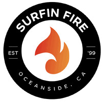 Surfin Fire Oceanside logo - Similar company to The Nut Roaster Company