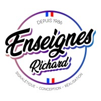 Enseignes Richard logo - Similar company to Enseignes & Neons