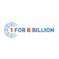 1 for 8 Billion logo - Similar company to Gqual Campaign