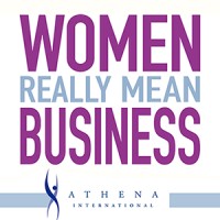 Women Really Mean Business Podcast Presented By ATHENA International logo - Similar company to Eric & Christopher, Llc