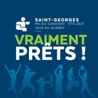 Saint-Georges - Milieu candidat été 2027 Jeux du Québec logo - Similar company to Moisson Beauce