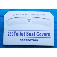 Disposable Paper Toilet seat cover, Competitive toilet seat paper cover logo - Similar company to Geocopy
