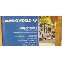 Mellani Reese camping world of lake city Florida logo - Similar company to Camping World