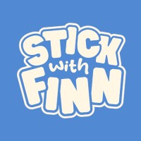 Stick With Finn logo - Similar company to Blank Tag Co. Stickers