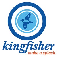 Kingfisher logo - Similar company to Barefaced Studios