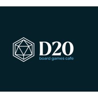 D20 Board games cafe logo - Similar company to Cosmoludo
