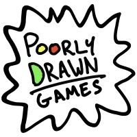 Poorly Drawn Games logo - Similar company to Released Records