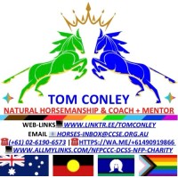 TOM CONLEY HORSEMANSHIP + EQUESTRIAN RIDER & COACH + MENTOR AND TRAINER NFP-Charity logo - Similar company to Multicultural Marketing