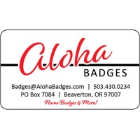 Aloha Badges