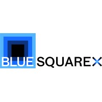 Blue Square X logo - Similar company to Smartpixel