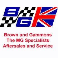 Brown and Gammons MG logo - Similar company to Hillclimb Garage Ltd