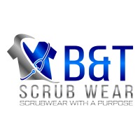 B&T Scrub Wear logo - Similar company to Her Rhythms