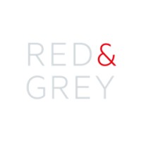 Red and Grey Creative logo - Similar company to Emmy Oranges