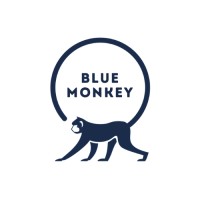 BLUE MONKEY Coffee logo - Similar company to Estate Monkeys Coffee