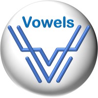 Vowels logo - Similar company to Sunique A&M
