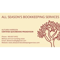 All Season's Bookkeeping Services logo - Similar company to Campo Bookkeeping, Llc
